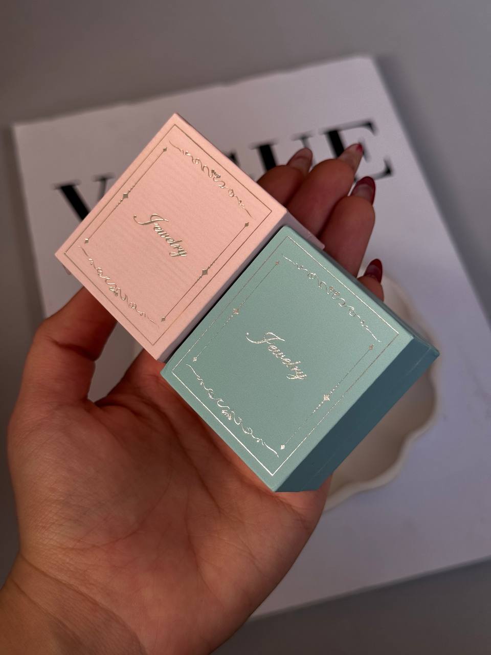 جعبه انگشتری وارداتی چوبی